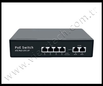 VT-4001-SW 4 PORT POE SWITCH
